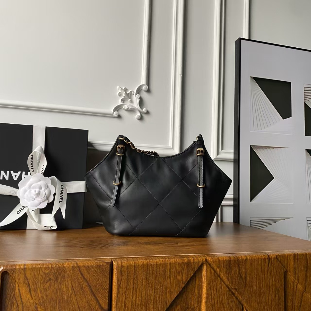 Ch**el shopping bag as6015 20x28x7cm