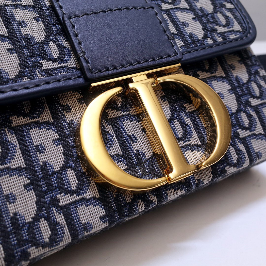 MONTAIGNE JACQUARD CANVAS BOX BAG