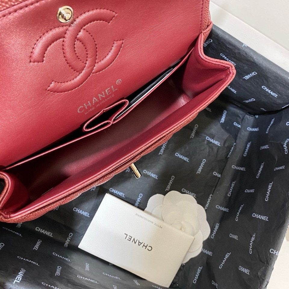 Ch**el SMALL CLASSIC HANDBAG 14.5×23×6cm