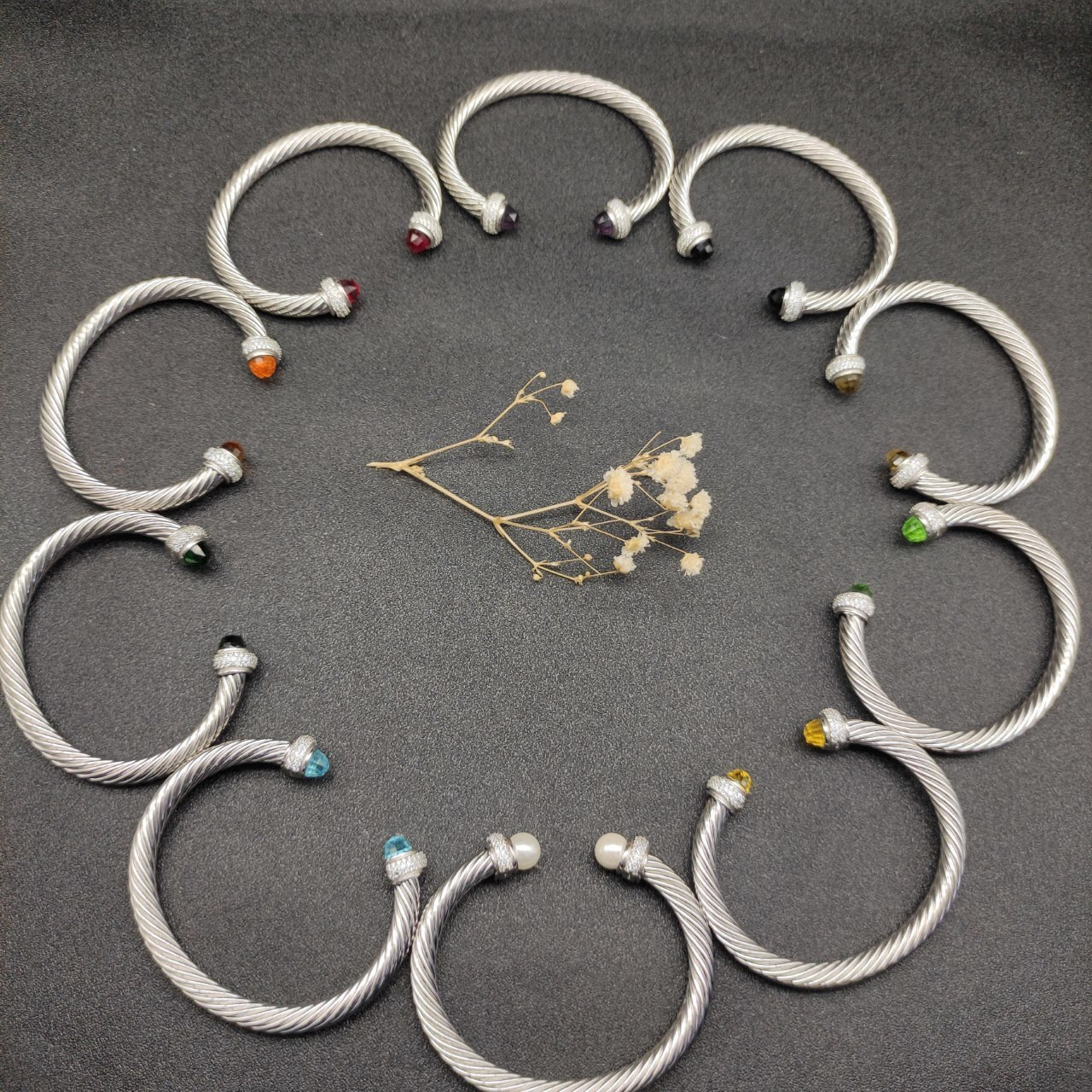 dau1d Yvrm*n 7mm full d1am0nd bracelet (wrist circumference 15-20cm)