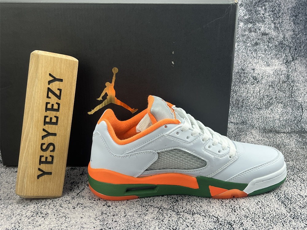 UA Jordan 5 Retro Low Miami Hurricanes