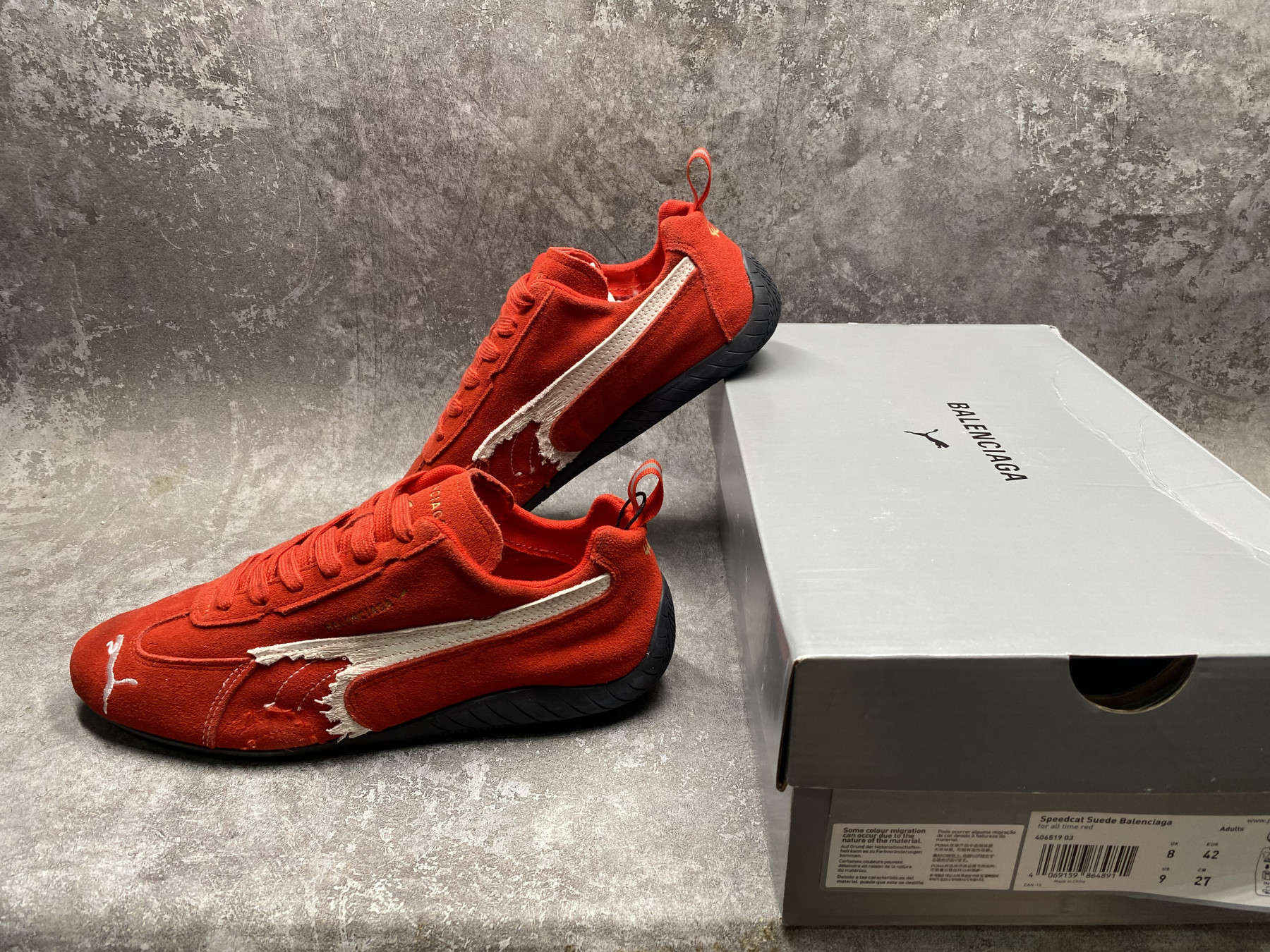 ua Ba1en*iaga speedcat suede sneaker