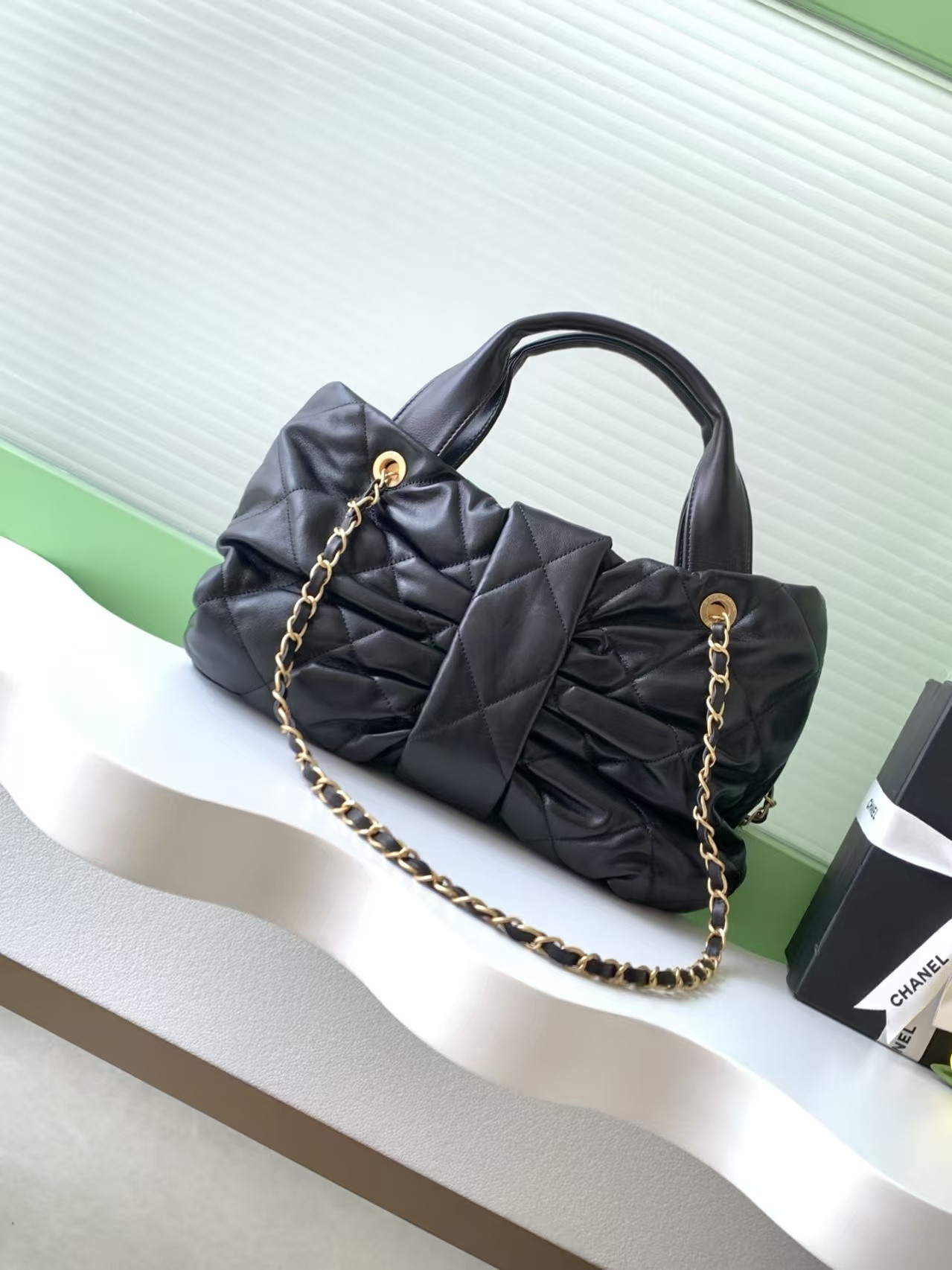 Ch**el Bow Bag 29x38x5cm