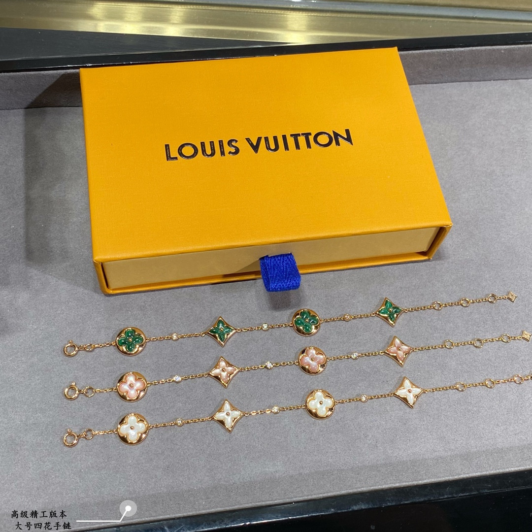 L0vis Vvtt0n Large Four-Flower Bracelet