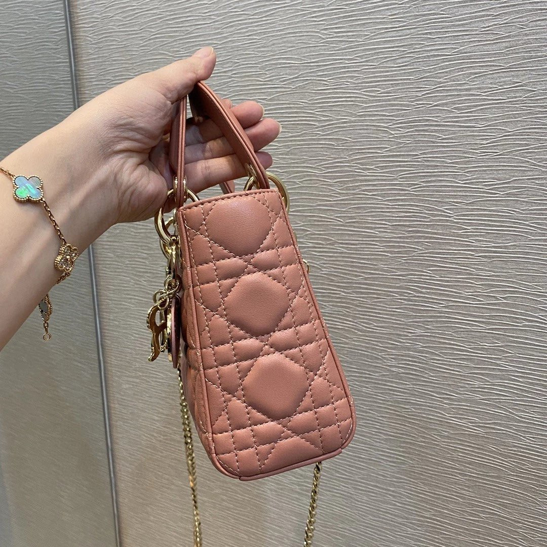 MINI LADY D10r D10rAMOUR BAG 6.5 x 6 x 3 inches