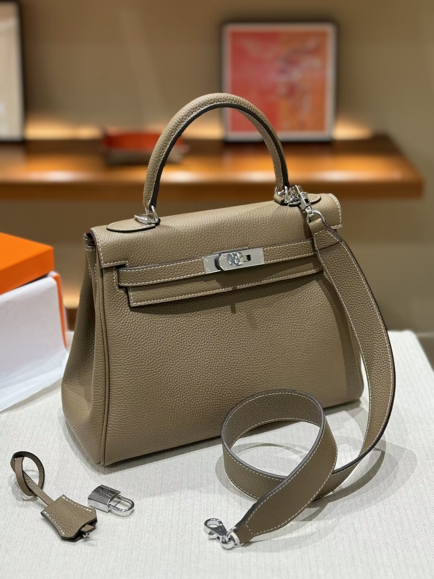 H**me5 Kelly Silver-tone Hardware 25 28