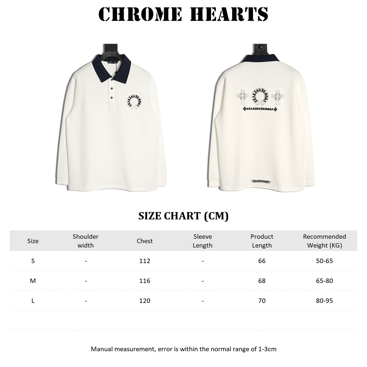 Ch*0me He**ts Long-sleeved Polo Shirt