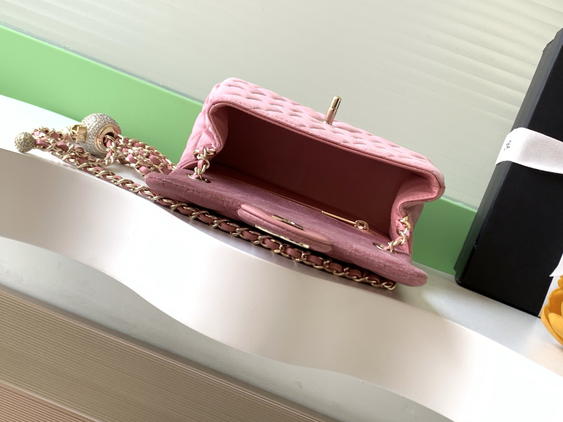 Ch**el MINI FLAP BAG 13x18x7cm