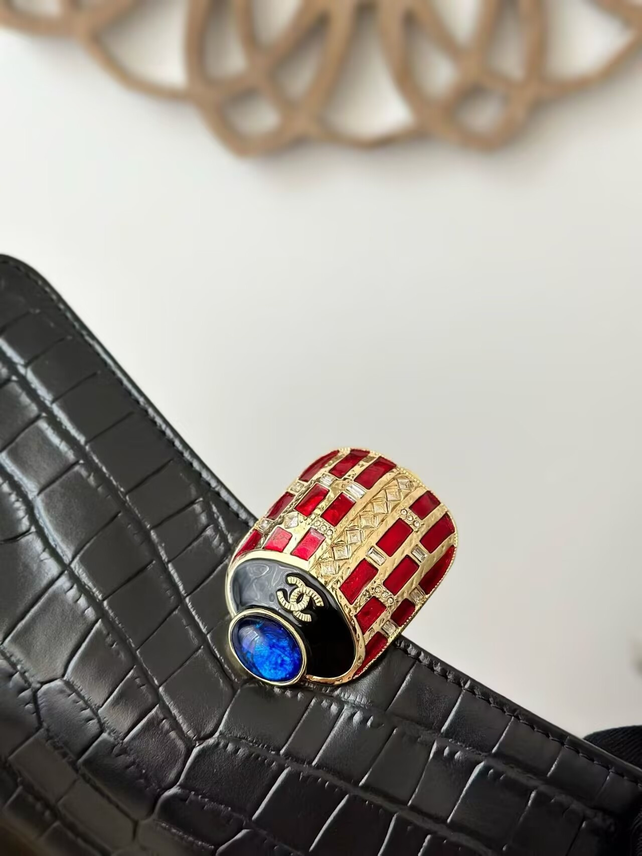 Ch**el Clutch Bag 30x13x14cm