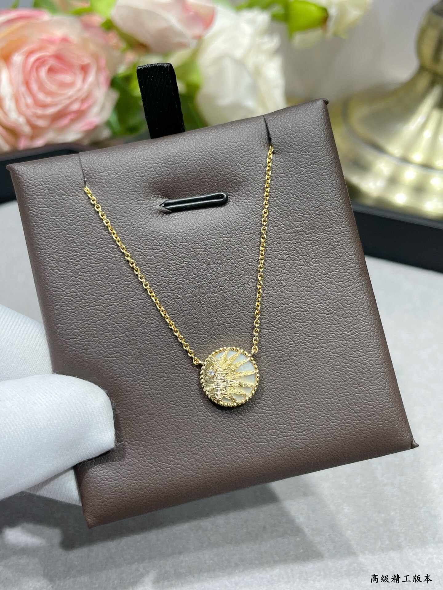 D10r Rose Céleste Medallion Necklace