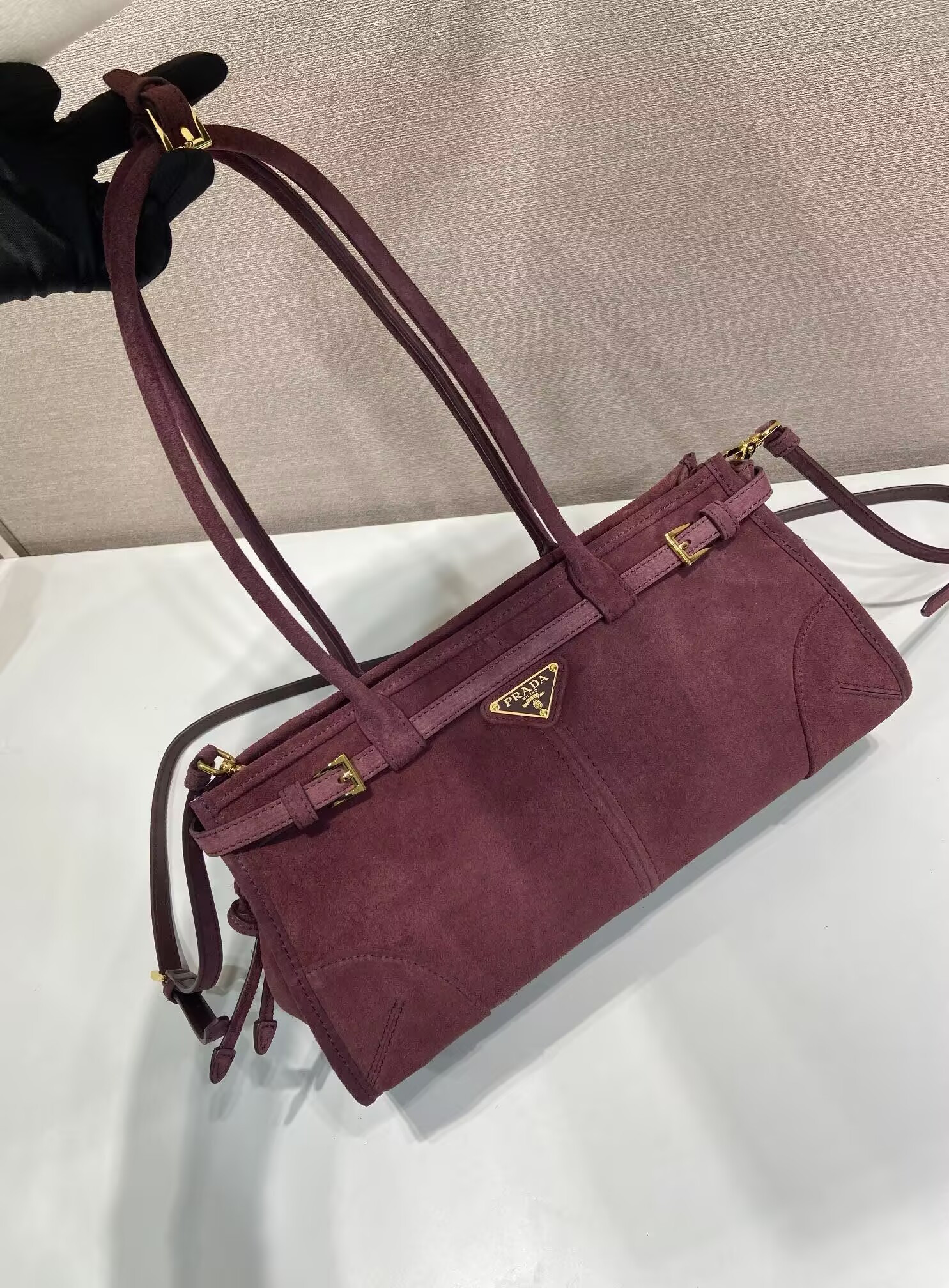 Pra*a Bonnie Medium Handbag 32x15.5x12cm