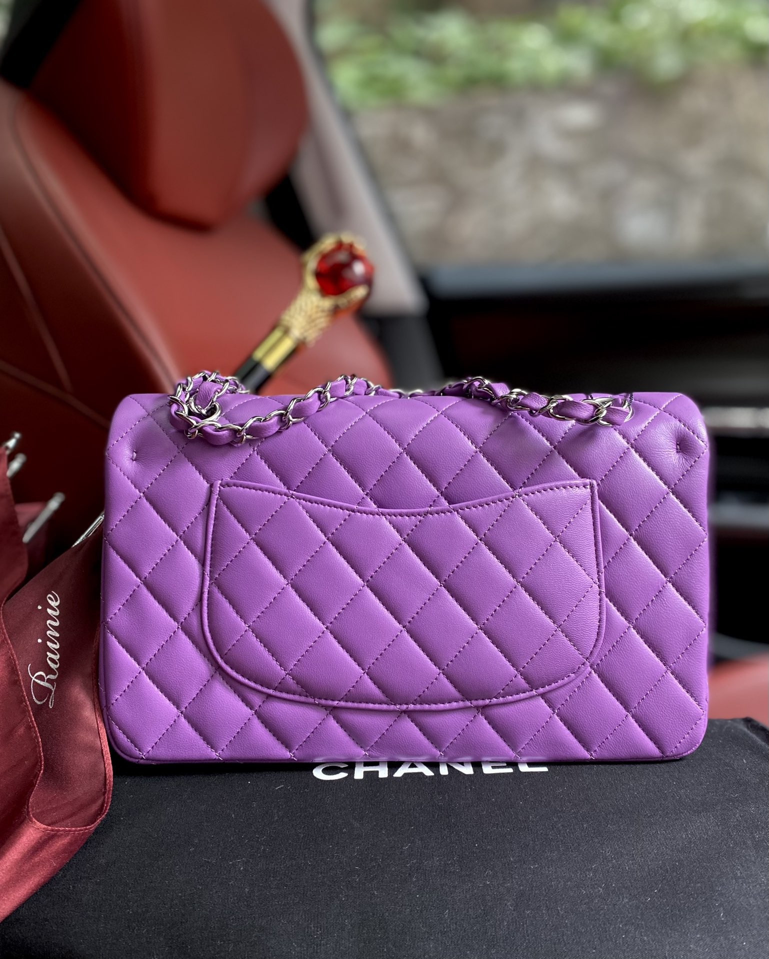 Ch**el Classic Flap Bag 15.5x25.5x6.5cm