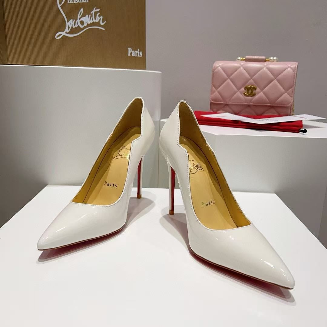 ua chr1st1an louboutin hot chick 10cm heel(cusT0mized about 10 days production time)