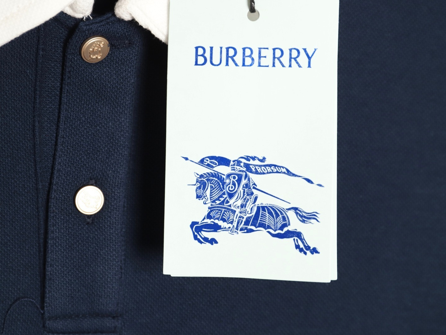 Bv*b*rry Long-sleeved Polo Shirt