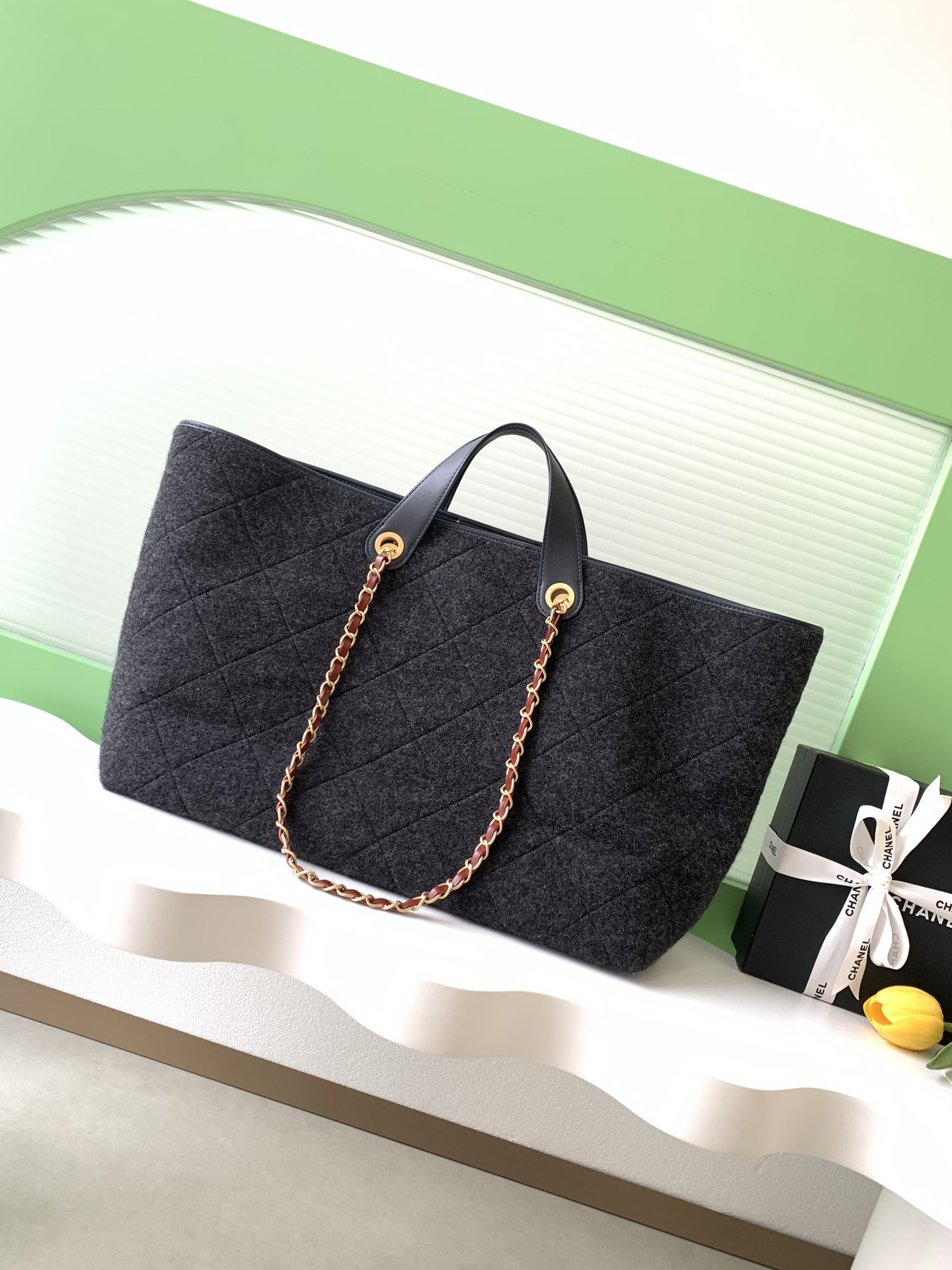 Ch**el Maxi Shopping Bag 32x60x17cm