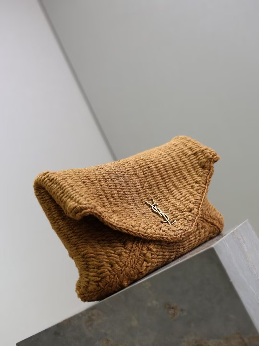 Y51 CASSANDRE Large Envelope Pouch in Rope 29.5x18x4.5cm
