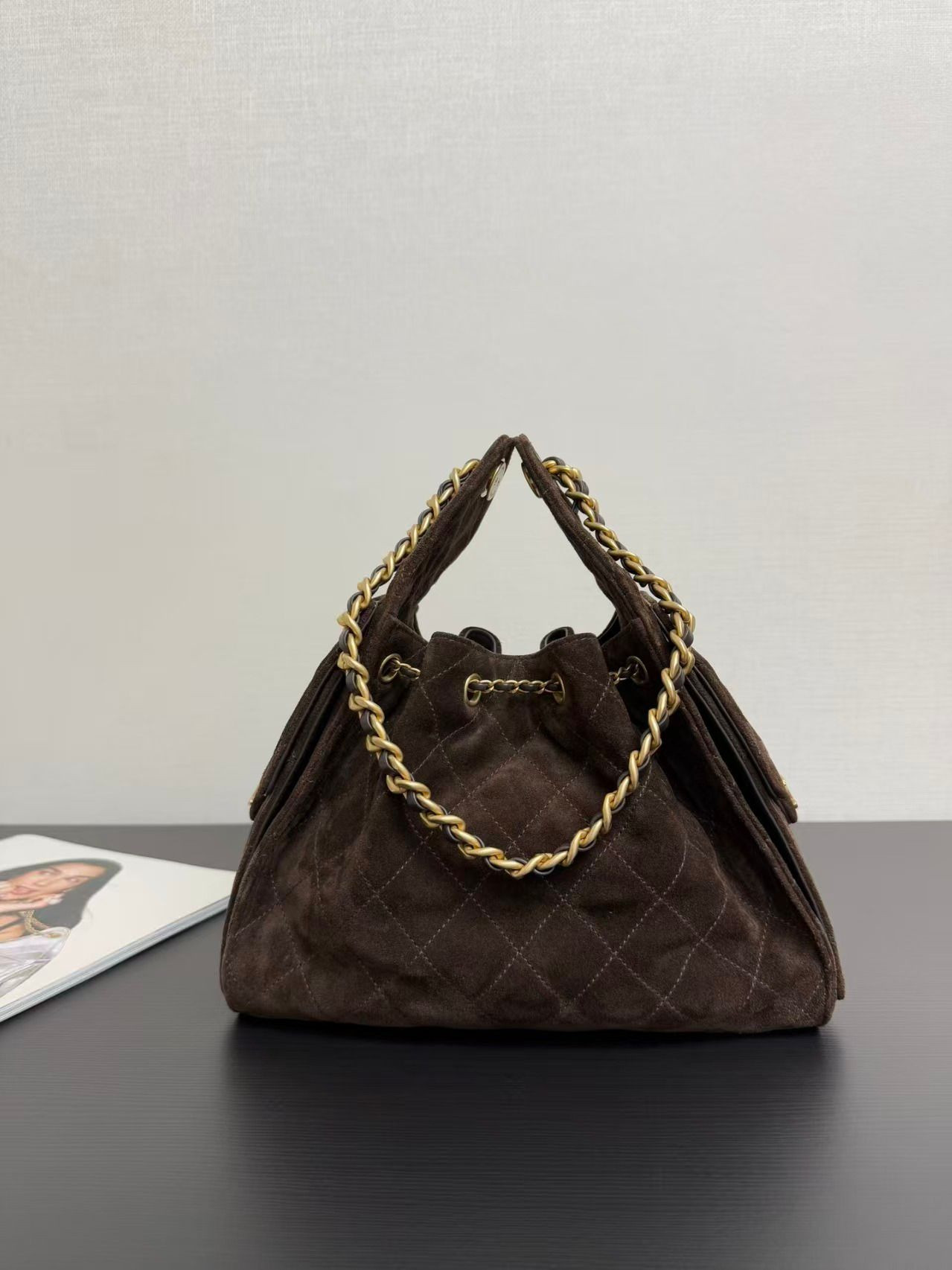 Ch**el 25C Bucket Bag 26x30x14cm