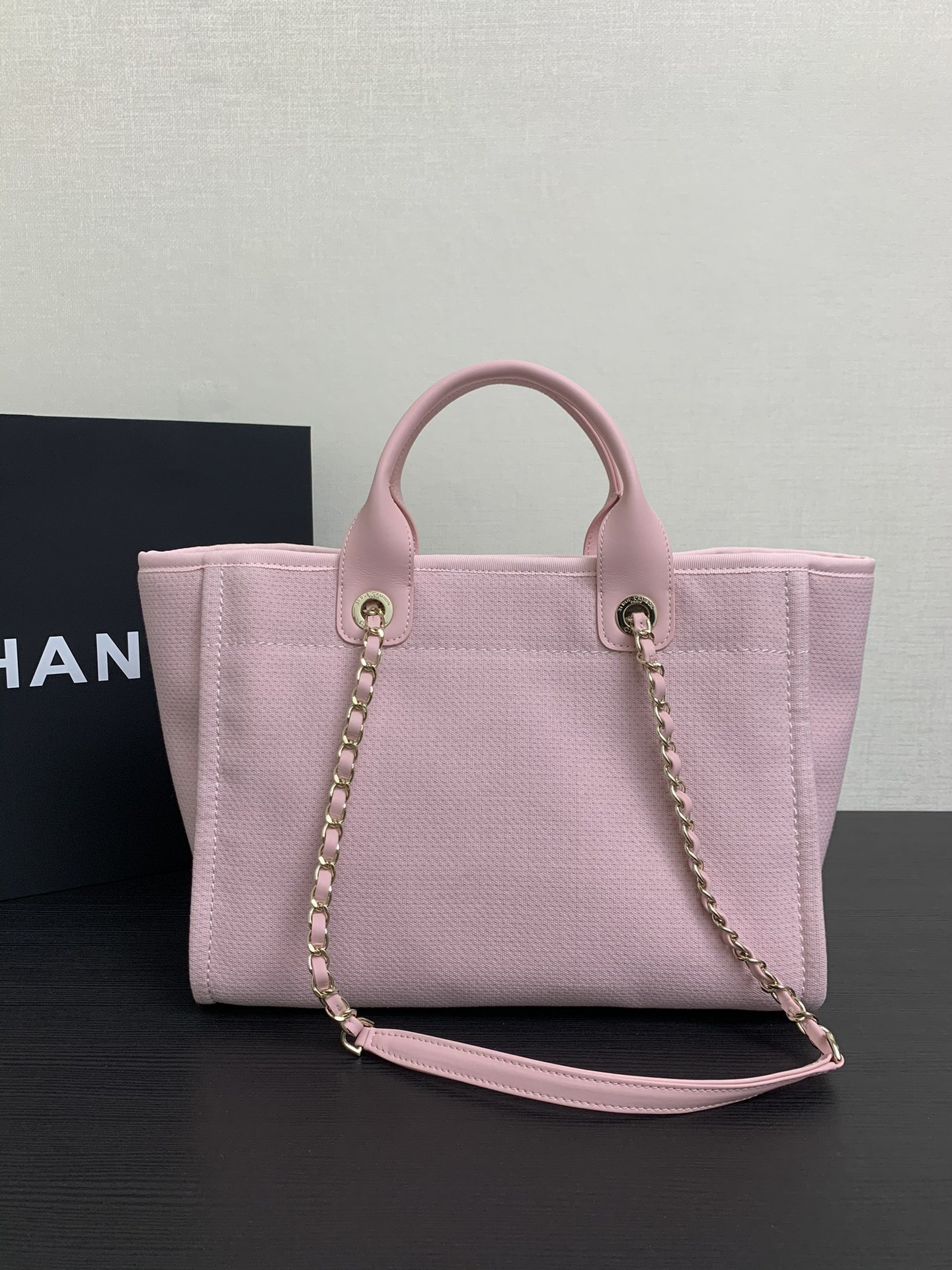 Ch**el Deauville Tote Shopping Bag 39x13x22cm