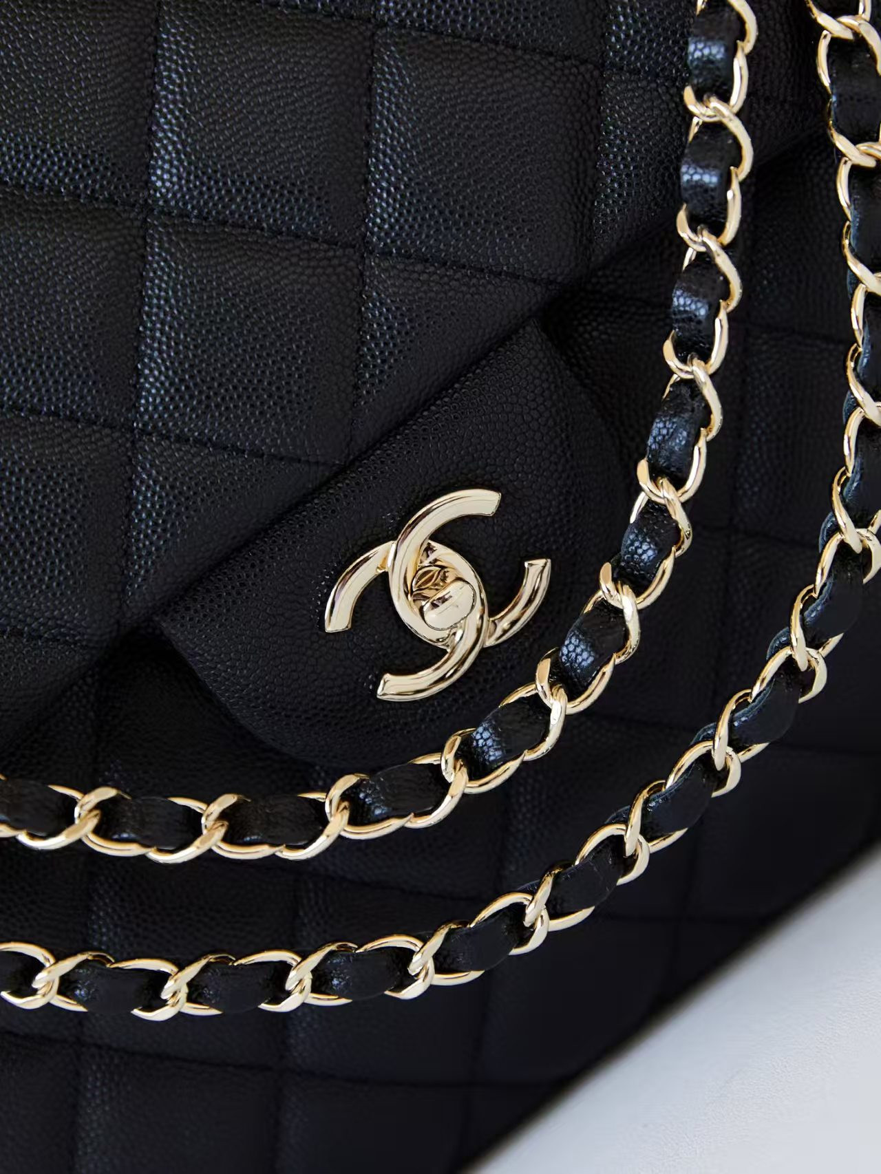 Ch**el Classic Flap Handbag CF 38x27x12cm