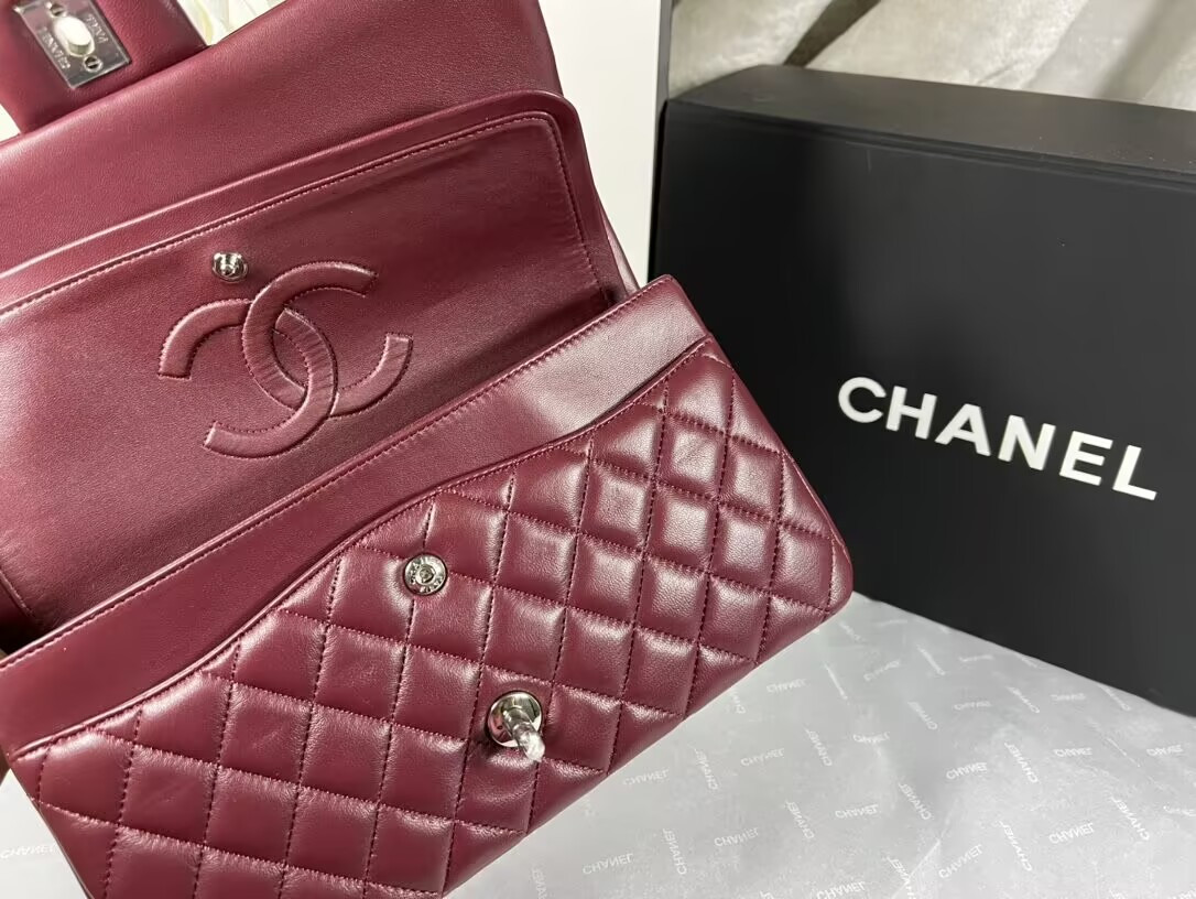 Ch**el CLASSIC 11.12 HANDBAG 15.5 × 25.5 × 6.5 cm
