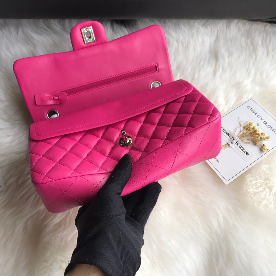 Ch**el CLASSIC HANDBAG 15.5 × 25.5 × 6.5 cm