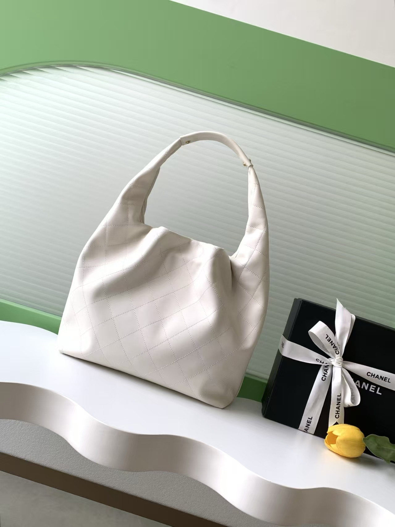 Ch**el Large Hobo Bag 30x12x45cm