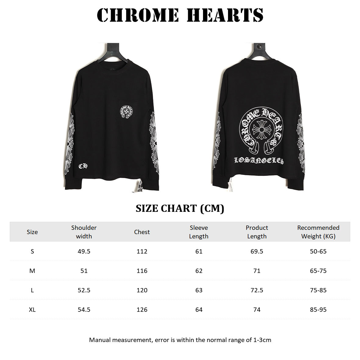 Ch*0me He**ts 25FW Long-Sleeved T-shirt