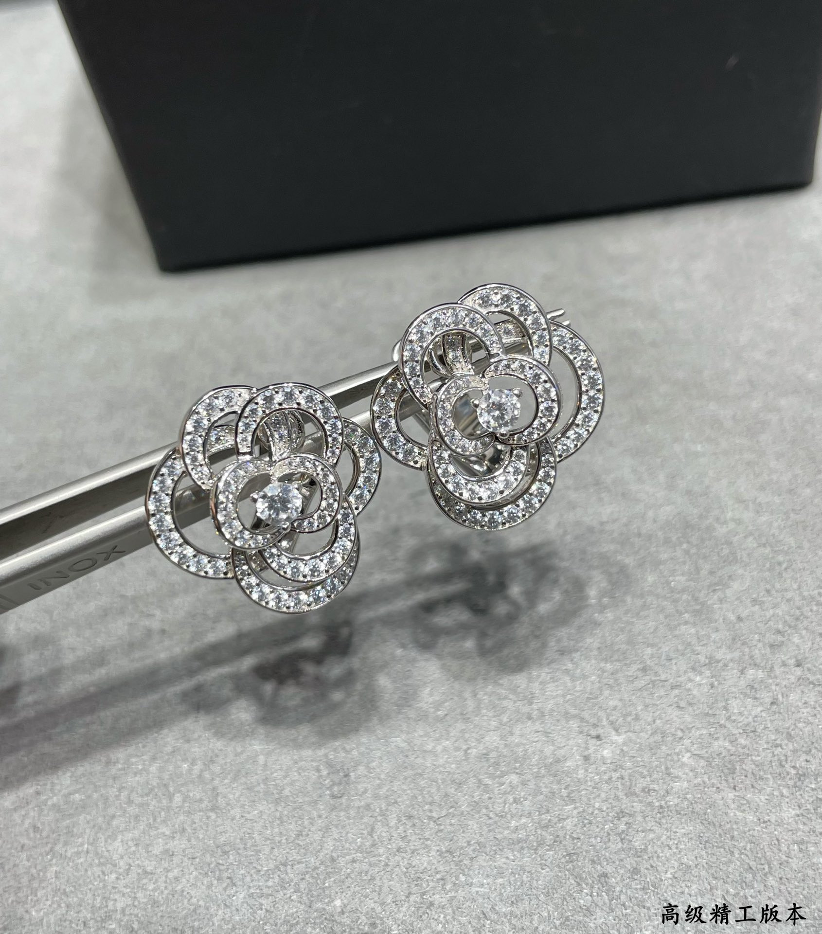 Ch**el Camellia Earrings