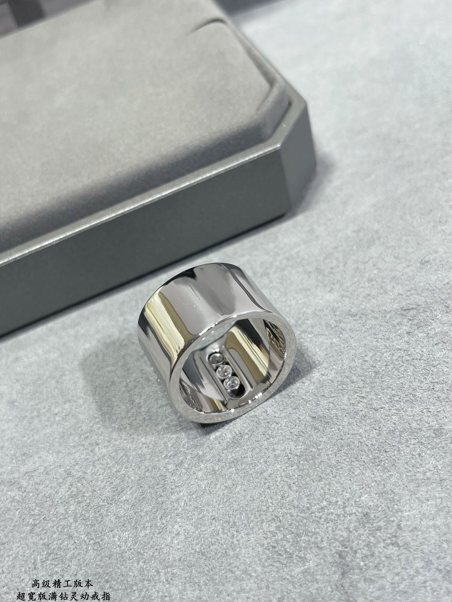 Mes1kaa move joaillerie pavé d1am0nd ring