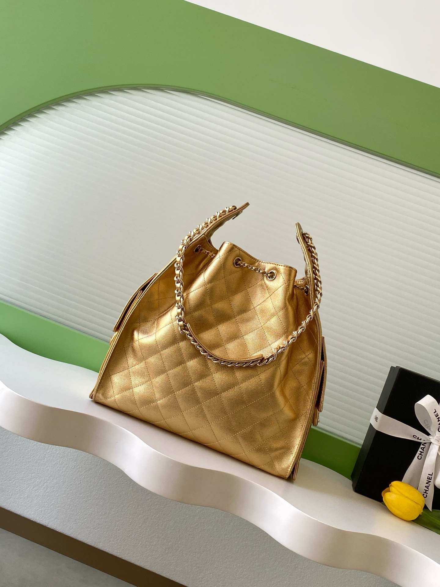 Ch**el 25C Bucket BAG 40x30x15cm