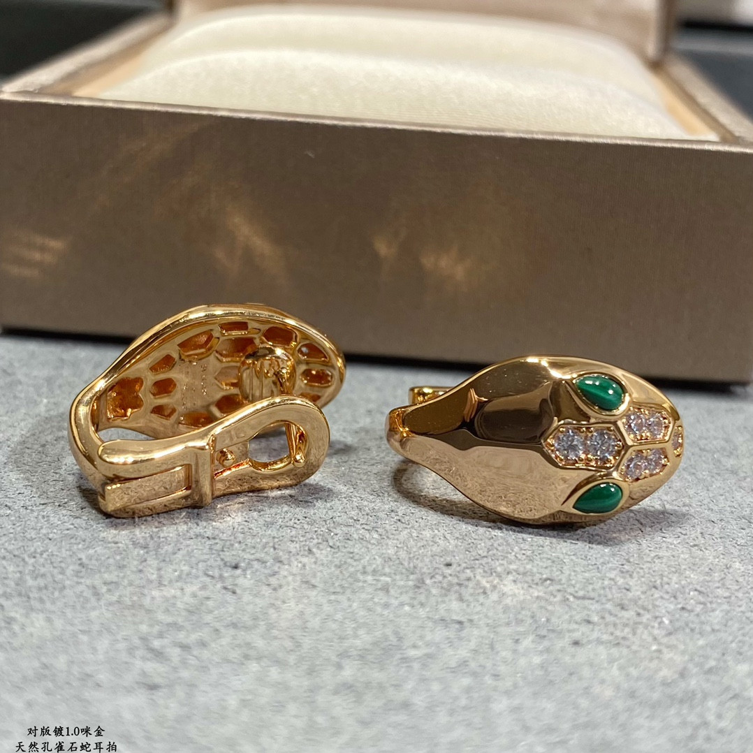 Bv1g*ai Bald Snake Earrings