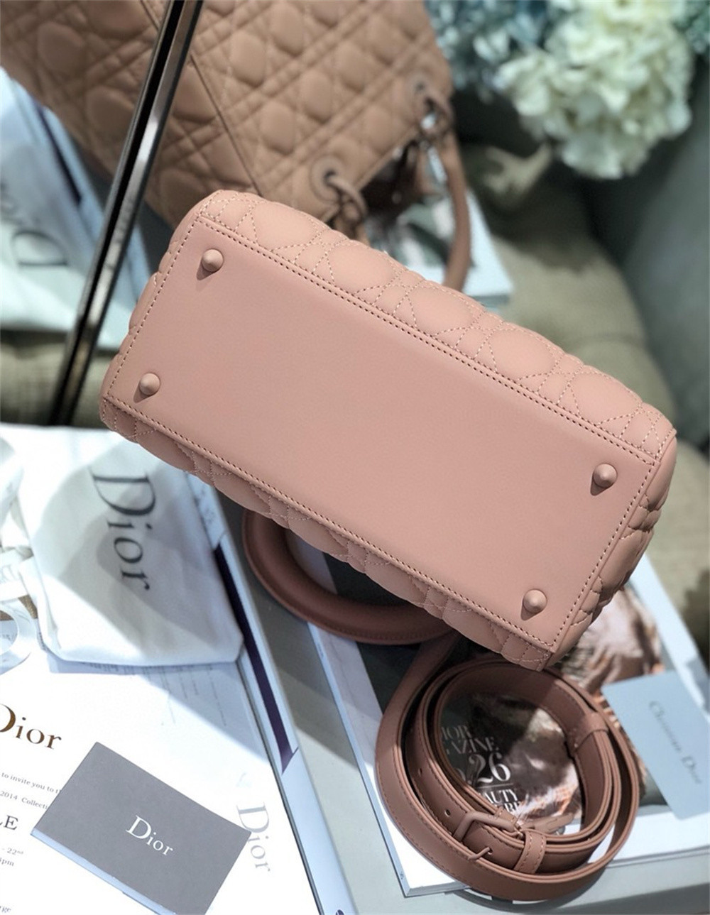 Medium Lady D10r Bag  9.5 x 8 x 4.5 inches