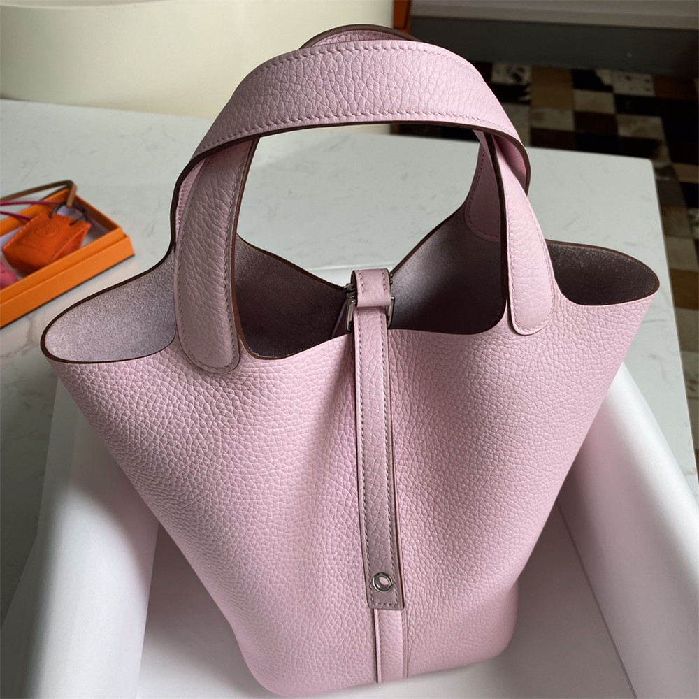 H**me5 Picotin 18cm Light Pink without original box