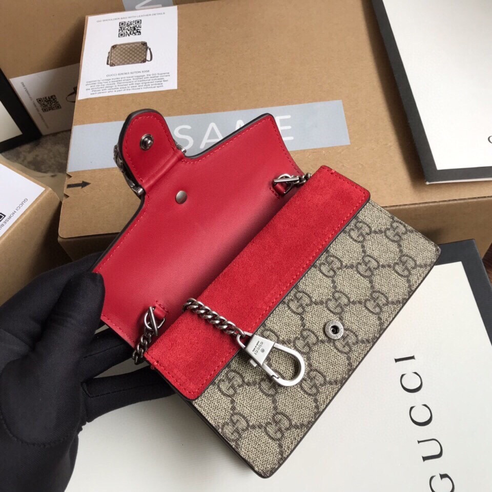Gvc*1 DIONYSUS GG Svp*me S*pER MINI BAG 6.5"Wx3.9"Hx1.6"D