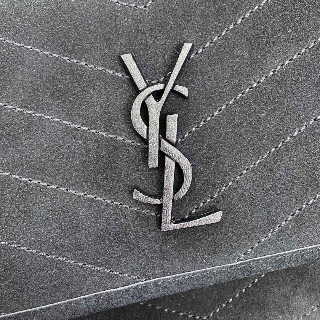 Y51 NIKI MEDIUM IN SUEDE BLACK 11 X 7.8 X 3.3 INCHES