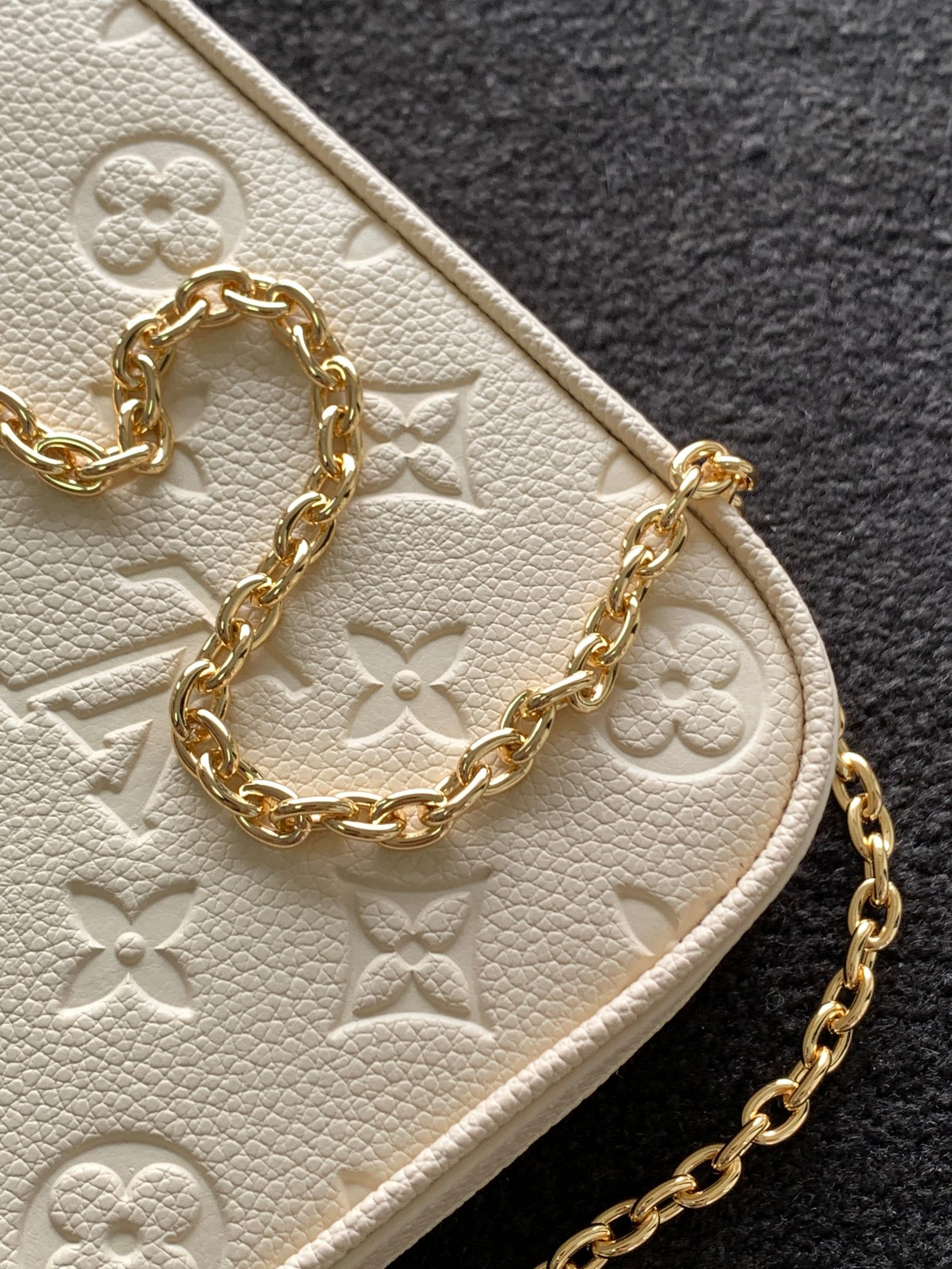 LV EASY POUCH ON STRAP M81066 7.5 x 4.5 x 1.2 inches