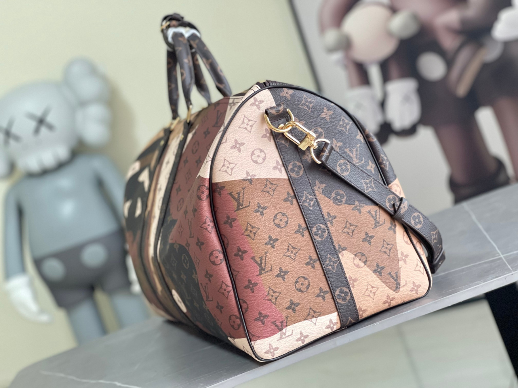 LV Virgil Abloh Basketball Keepall 55 M35577