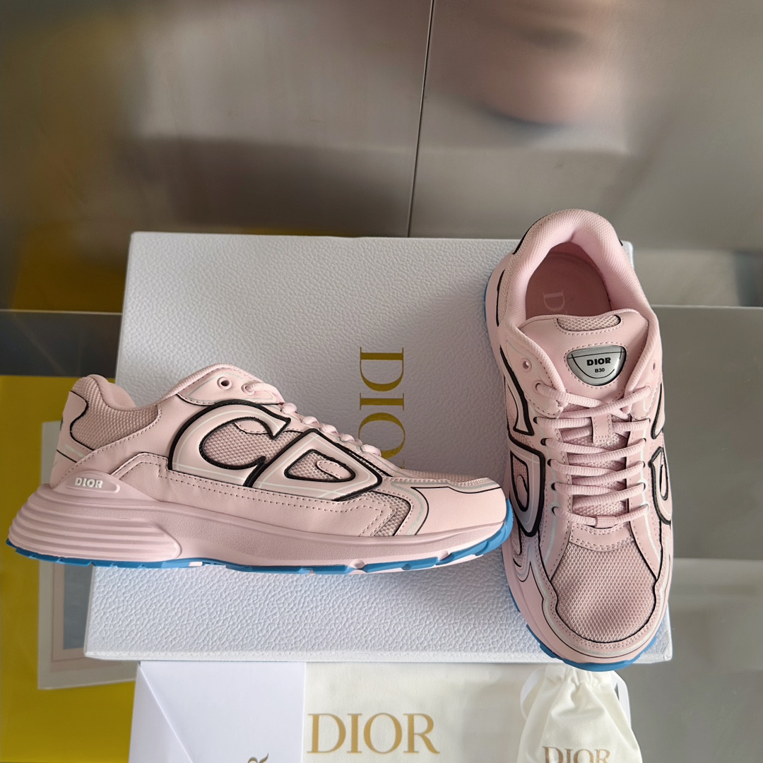 UA D10r B30 Sneaker Pale Pink Mesh and Technical Fabric