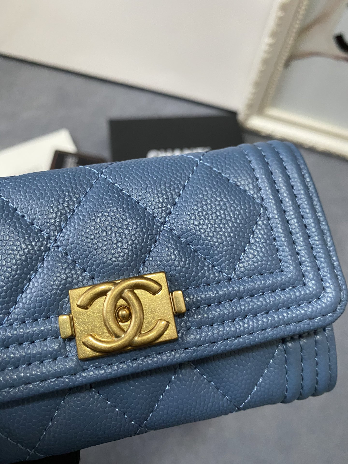 Ch**el FLAP WALLET 12-7CM