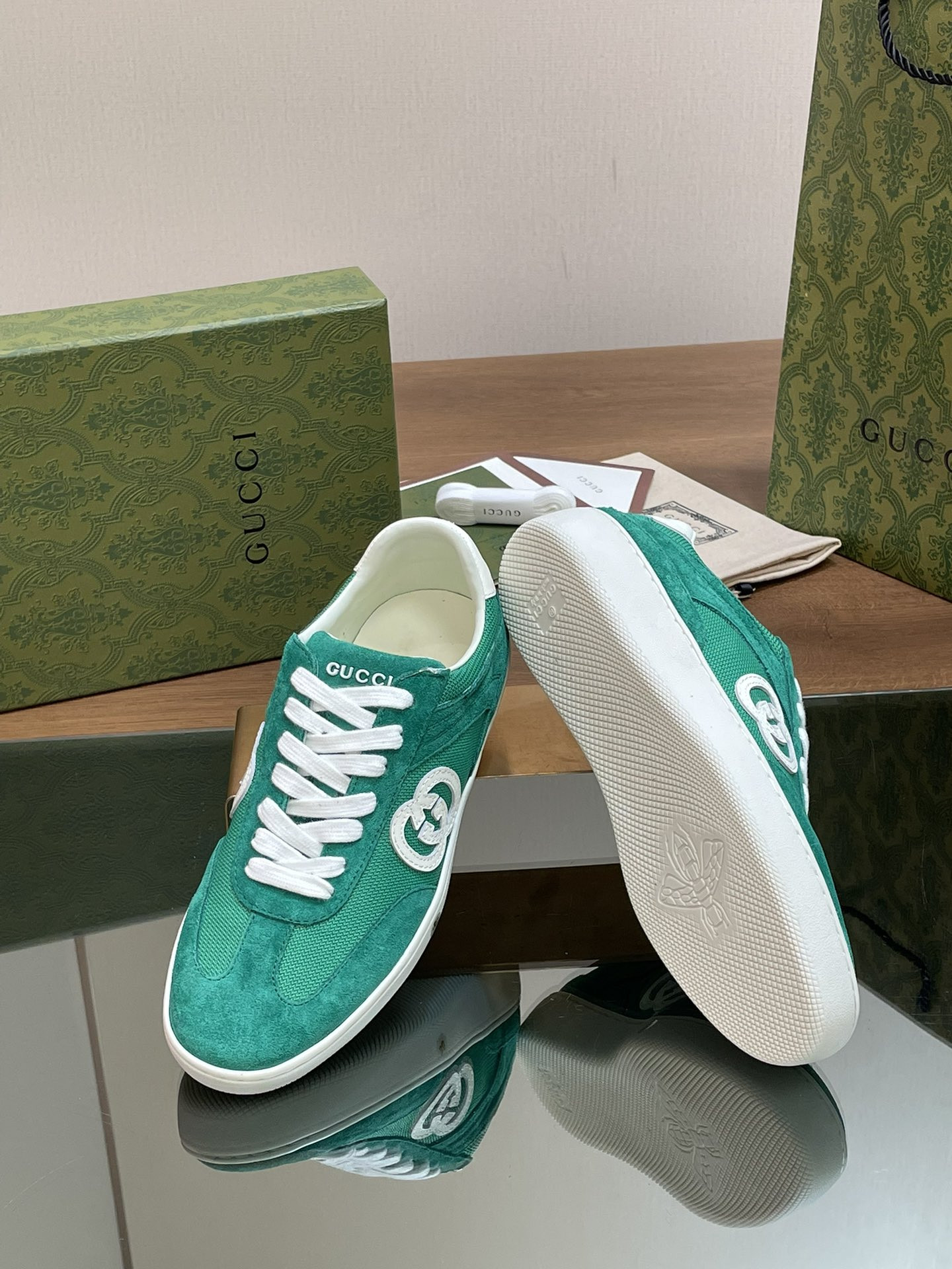 UA Gvc*1 INTERLOCKING G SNEAKER Green