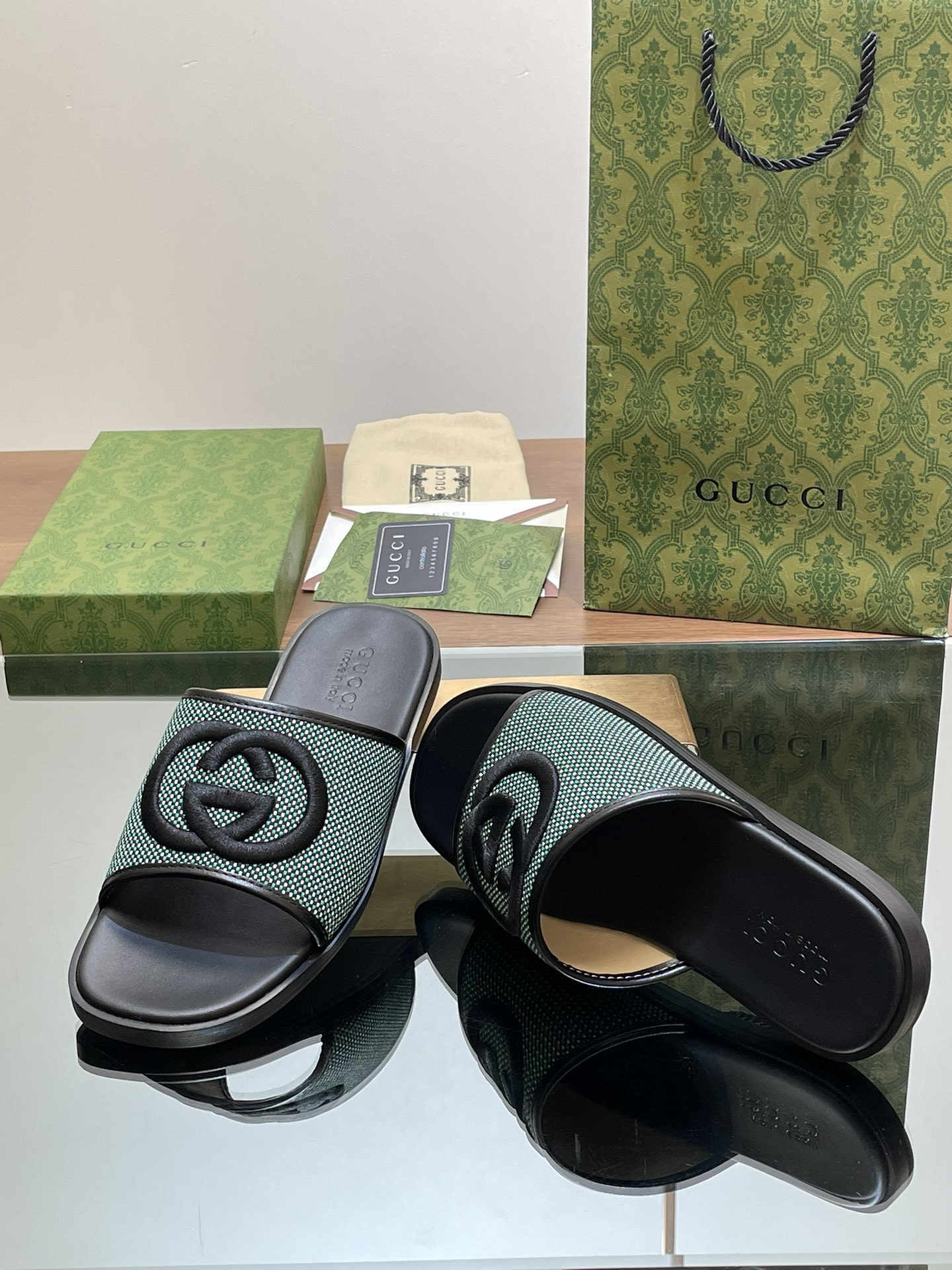 UA Gvc*1 INTERLOCKING G SLIDE SANDAL