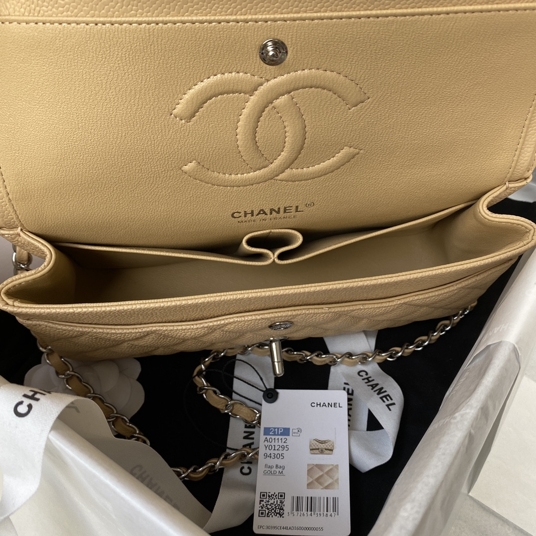 Ch**el Classic Flap Bag 15.5×25.5×6.5cm