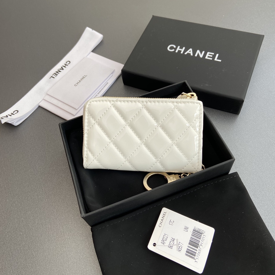 Ch**el Card holder 11.5×7.5×1.5cm