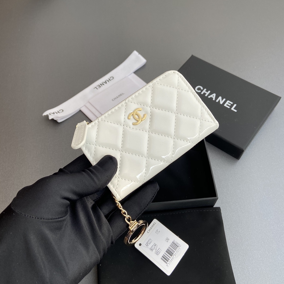Ch**el Card holder 11.5×7.5×1.5cm