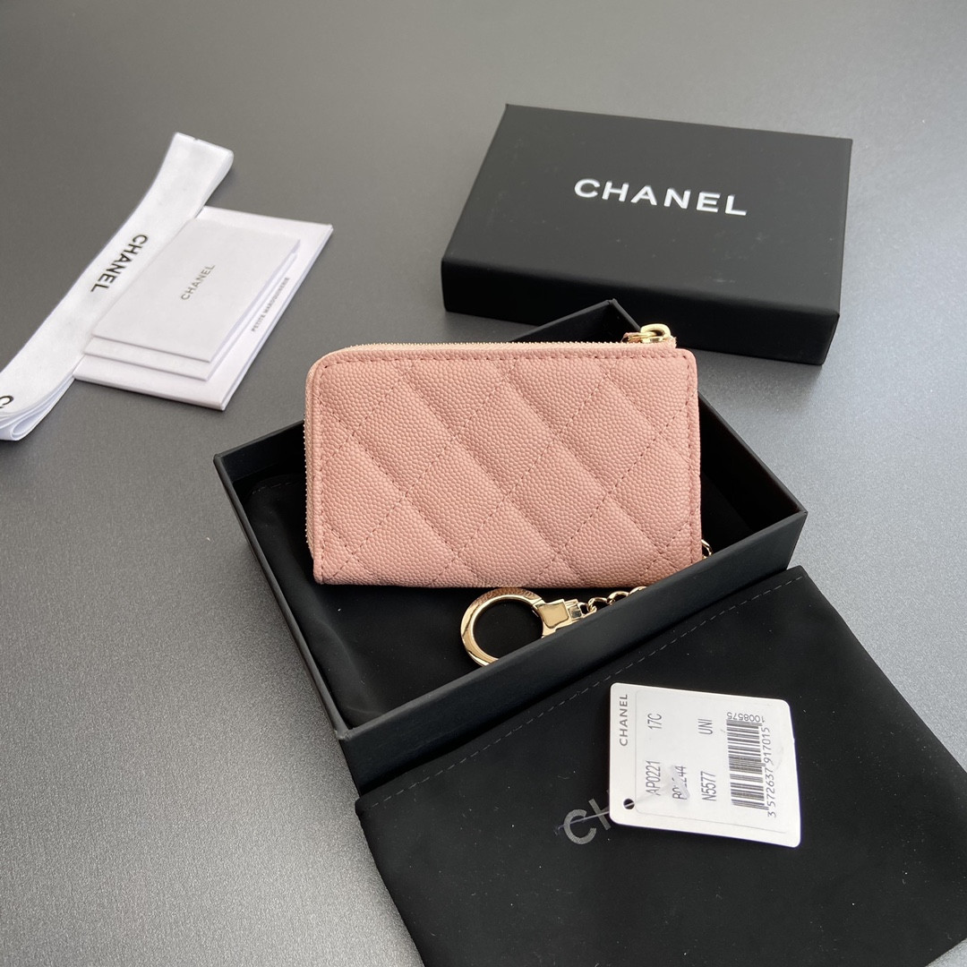 Ch**el Card holder 11.5×7.5×1.5cm