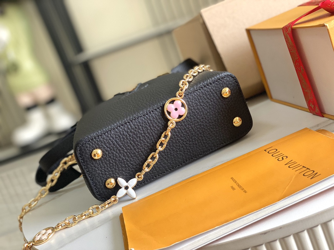 LV Capucines  M20845  pink 17x12x9.5cm