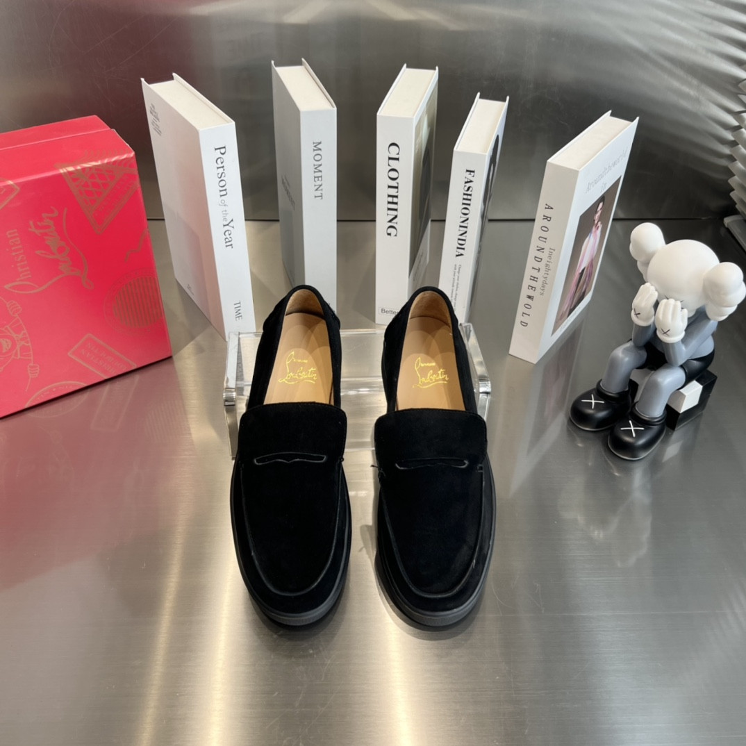 UA Chr1st1an Louboutin thick-soled loafers