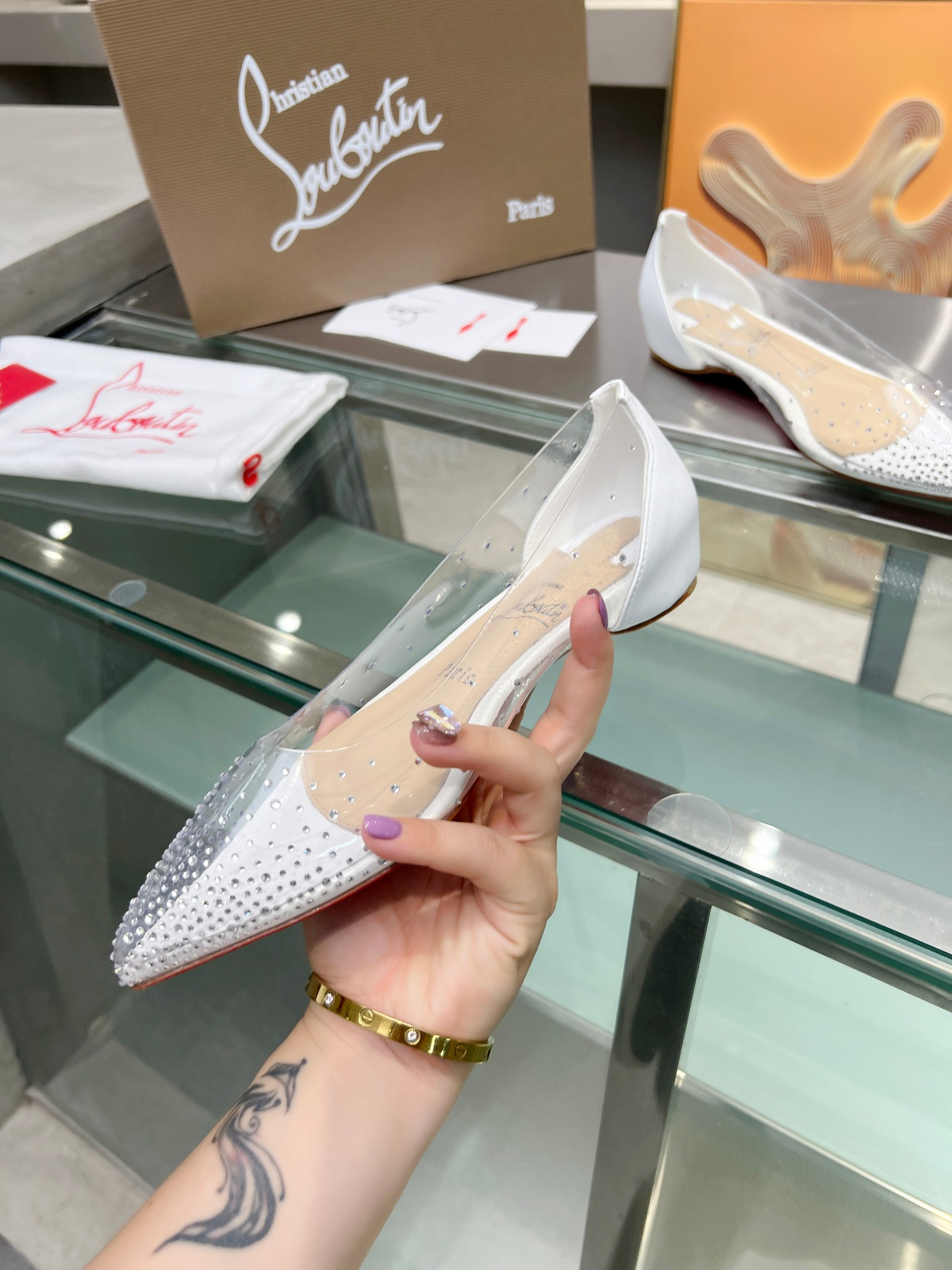 ua chr1st1an louboutin cl red-botT0m shoes