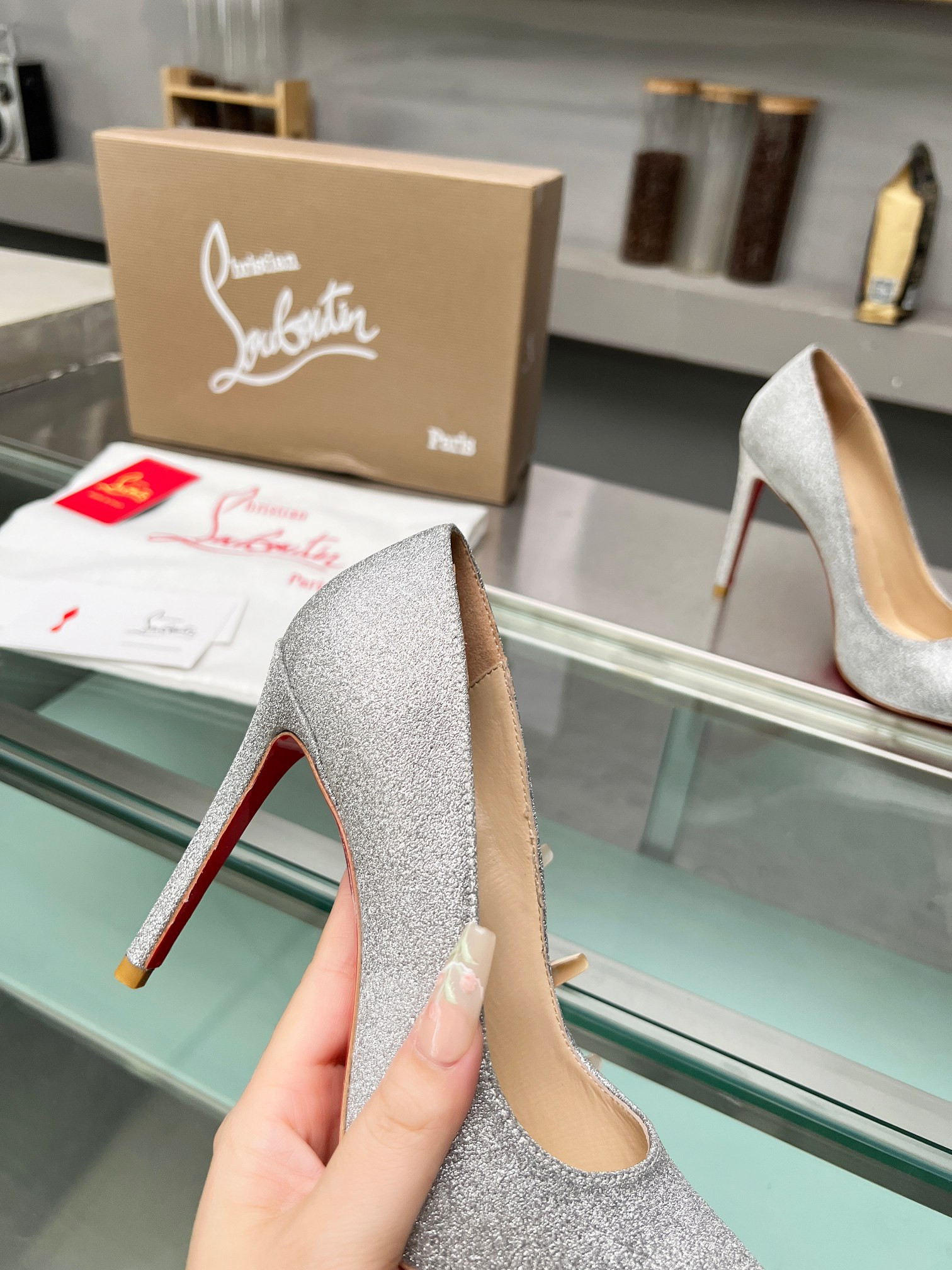 ua chr1st1an louboutin cl red-botT0m shoes