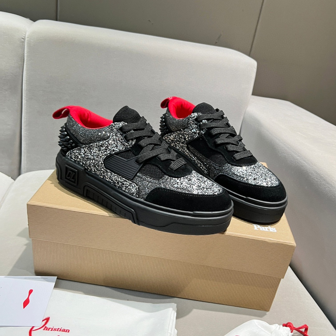UA Chr1st1an Louboutin 2024 [New]ASTROLOUBI Unisex Thick-Soled Sneakers